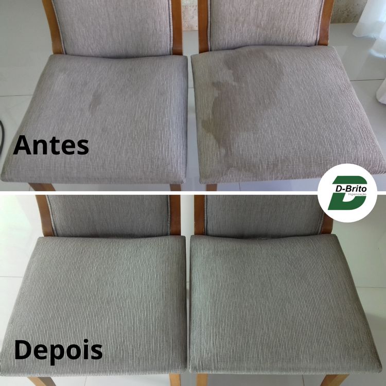 Antes e Depois de vários de nossos serviços de limpeza de estofados